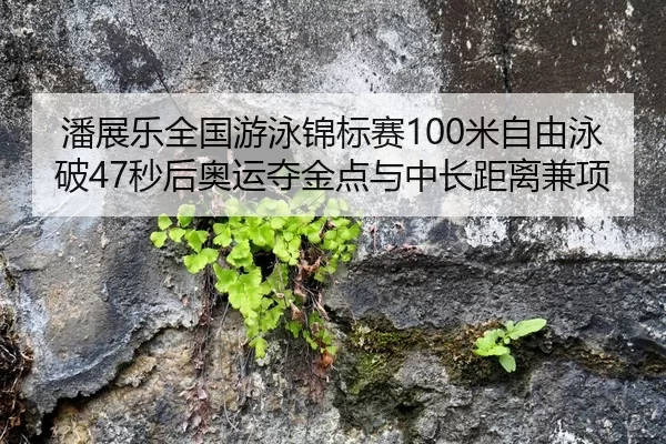潘展乐全国游泳锦标赛100米自由泳破47秒后奥运夺金点与中长距离兼项